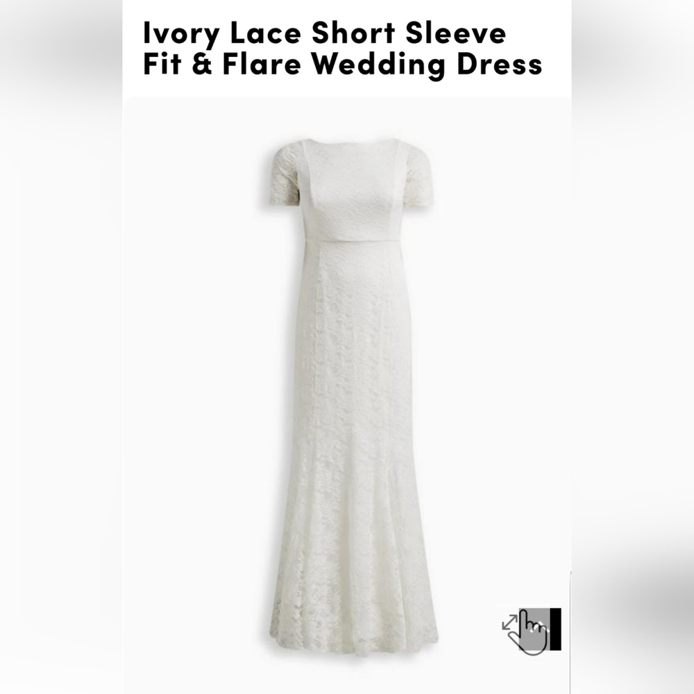 Wedding dress size 16W